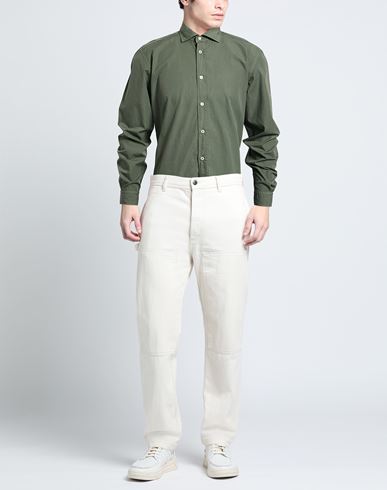Man Shirt Military green Size 17 ½ Cotton
