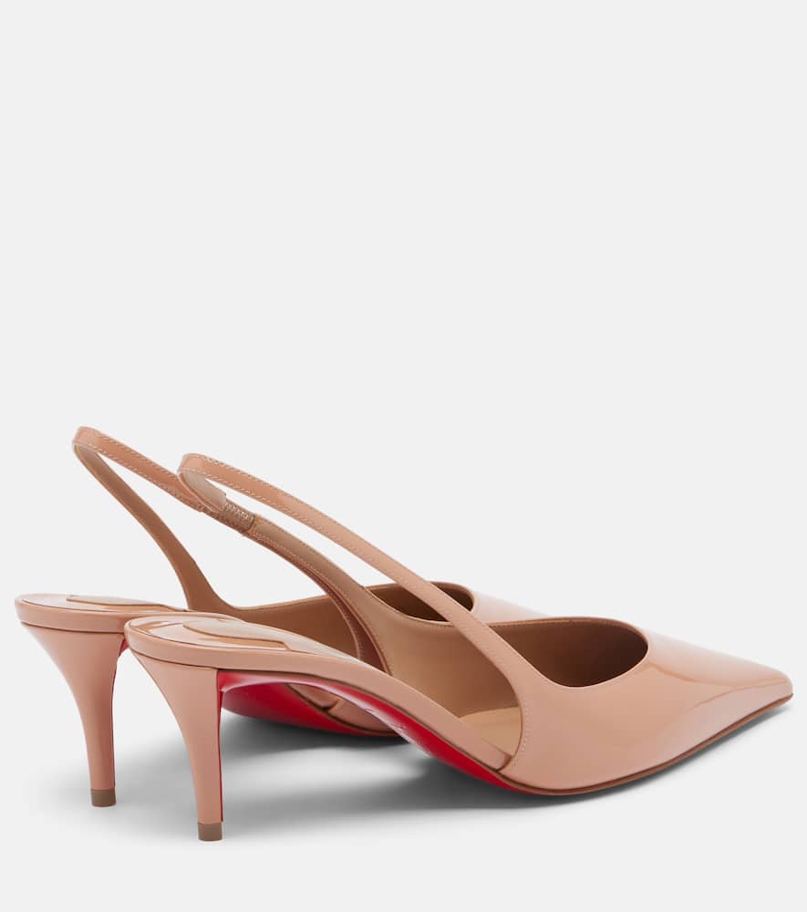 Miss Z 60 patent leather slingback pumps