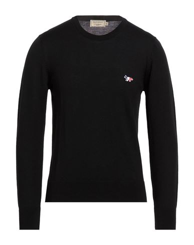 Maison Kitsuné Man Sweater Black Size S Wool