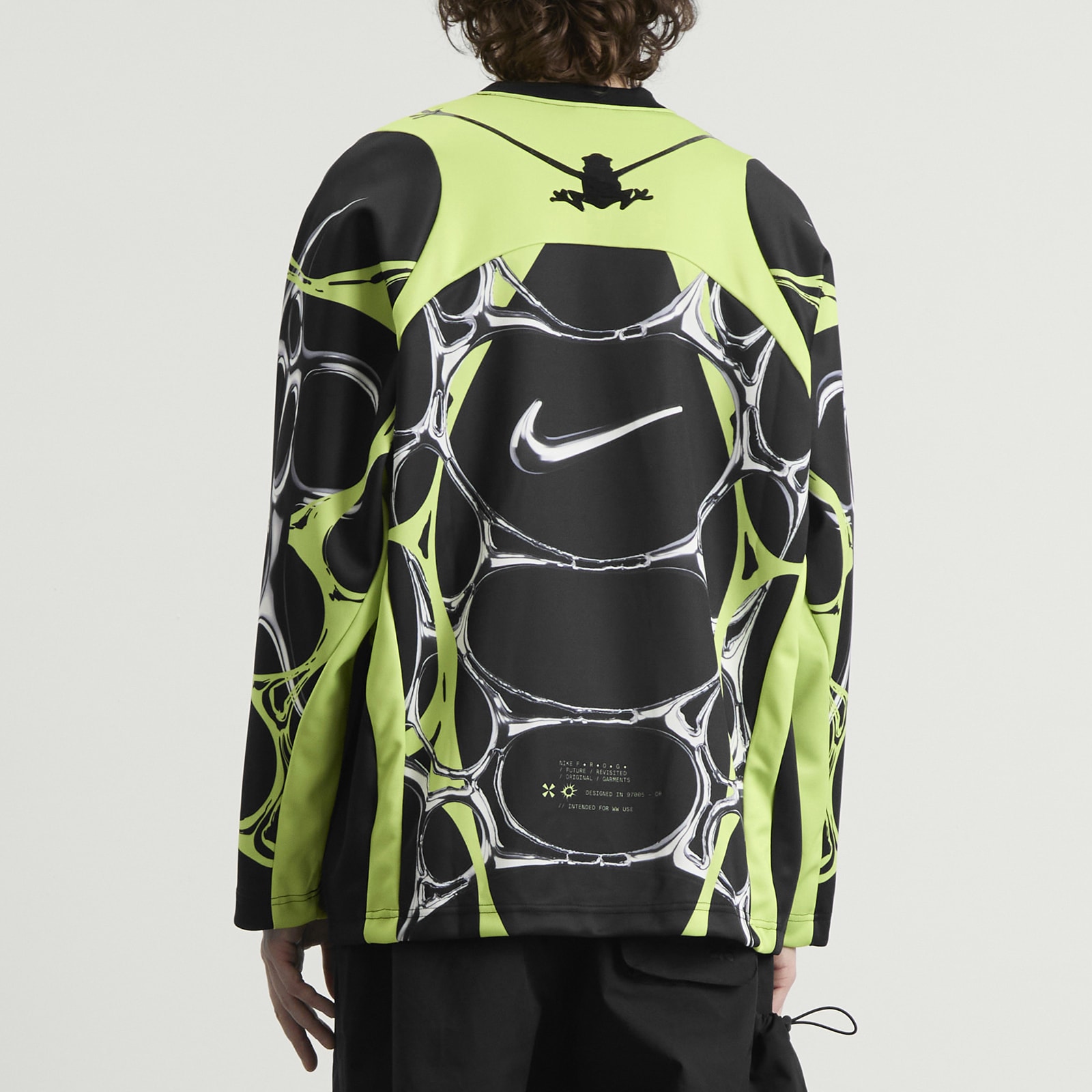 Men's Project F.R.O.G. Jelly Cage Jersey Top Black/Cream/Volt Ice