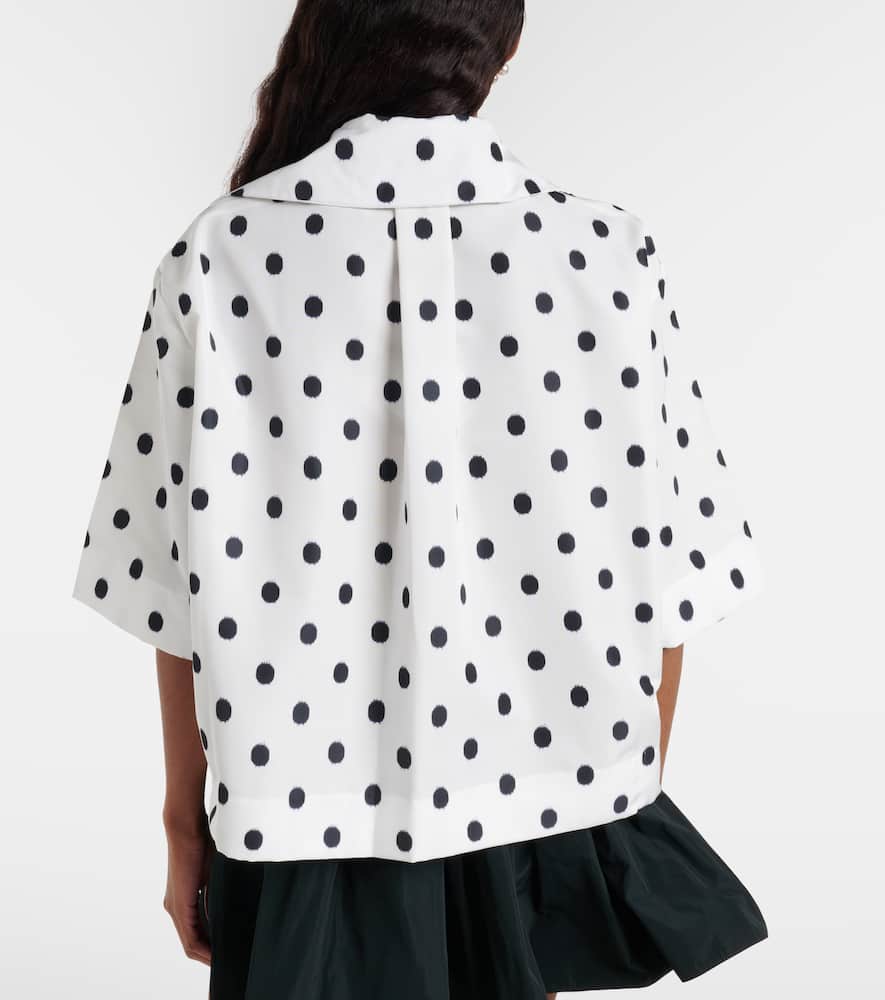 Polka-dot blouse