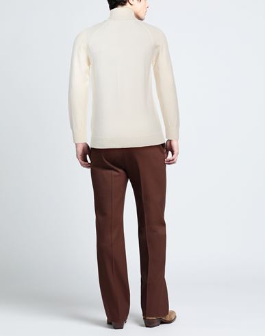 Man Turtleneck Ivory Size XL Viscose