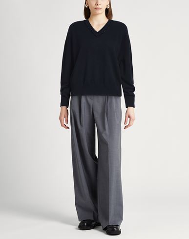 Woman Sweater Midnight blue Size M Virgin Wool, Silk, Cashmere, Polyamide, Polyester