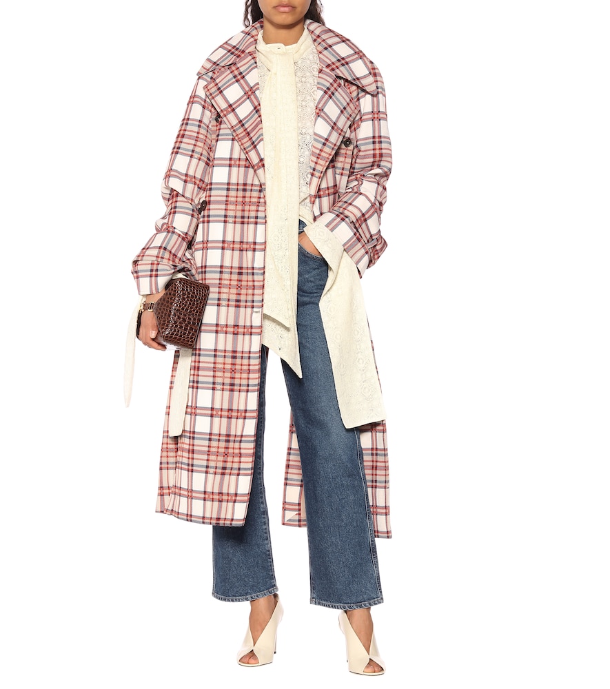 High-rise cropped wide-leg jeans