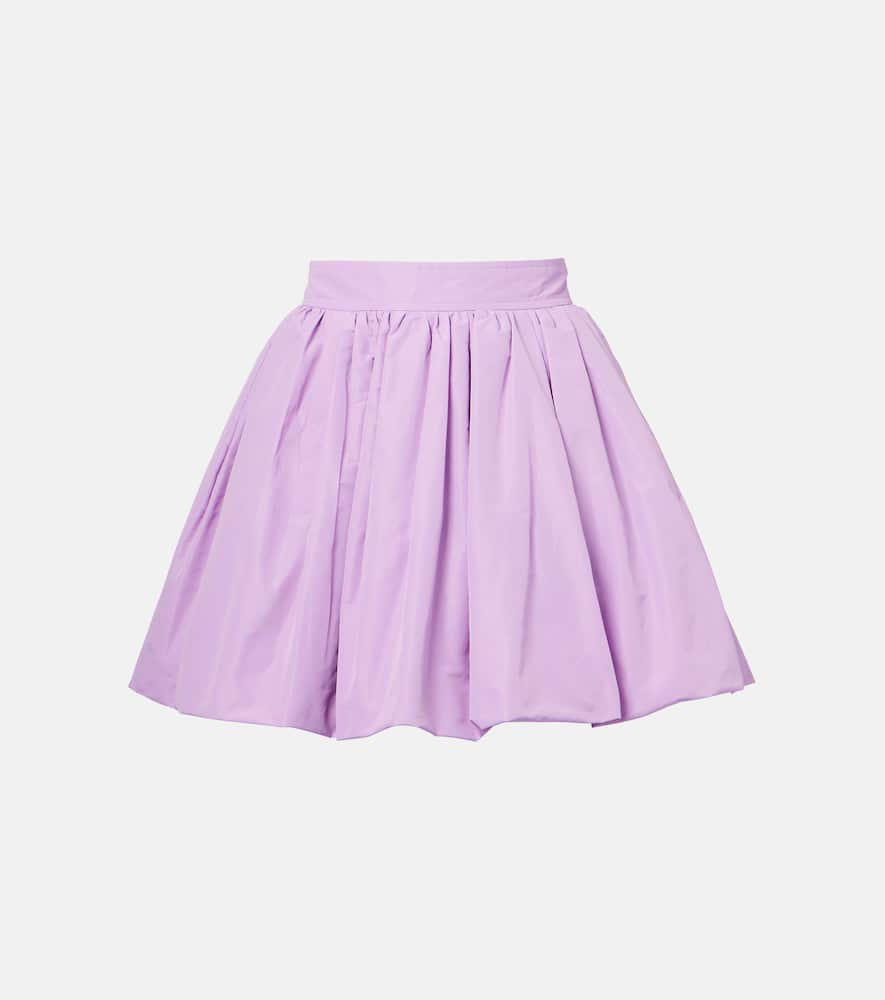 Gathered miniskirt