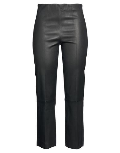 Woman Pants Black Size 12 Lambskin