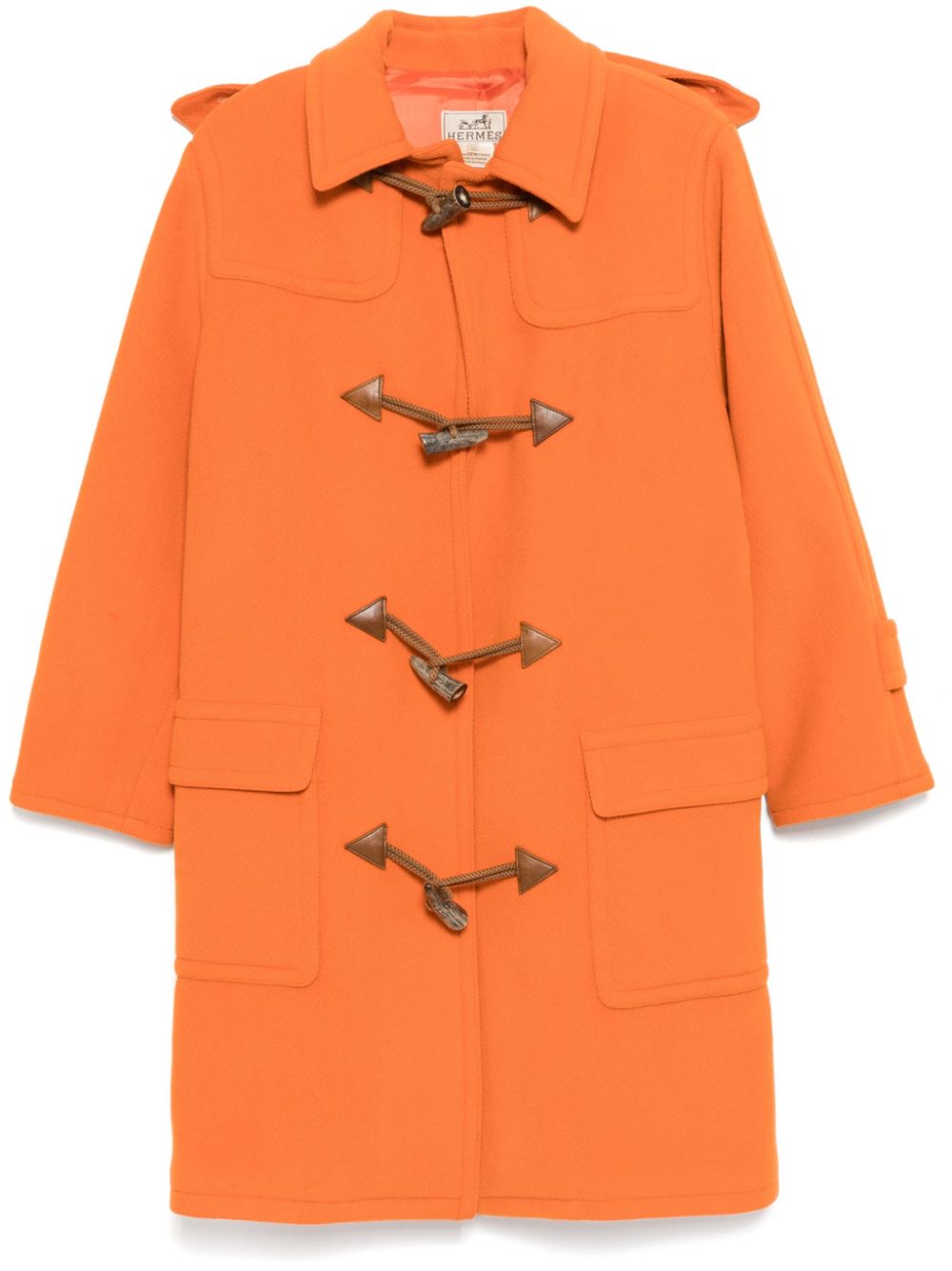 1990-2000s duffle coat - Orange