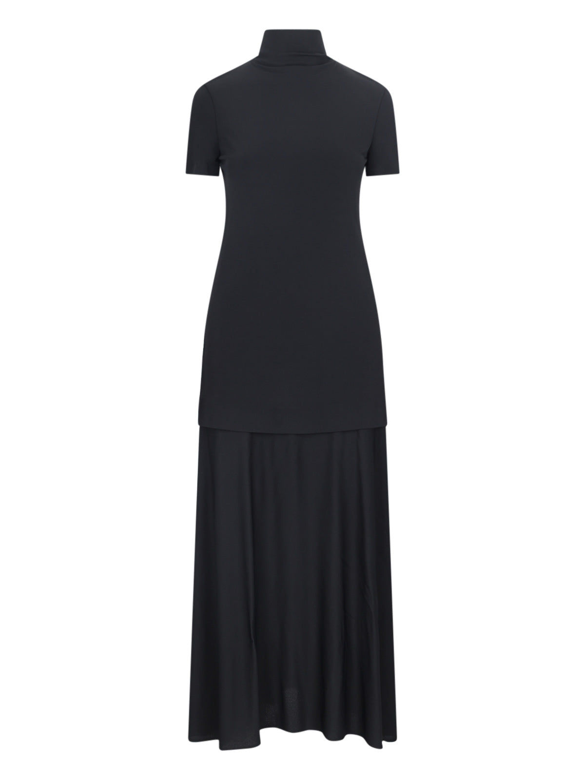 Viscose-Blend Midi Dress