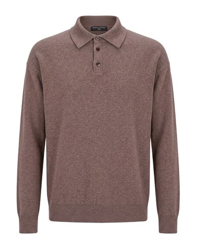 Lab Man Sweater Taupe Size L Merino Wool, Cashmere