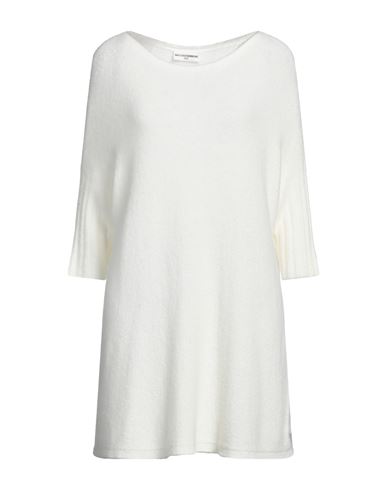 Sandro Ferrone Woman Sweater Off white Size M Acrylic, Polyamide, Wool, Elastane