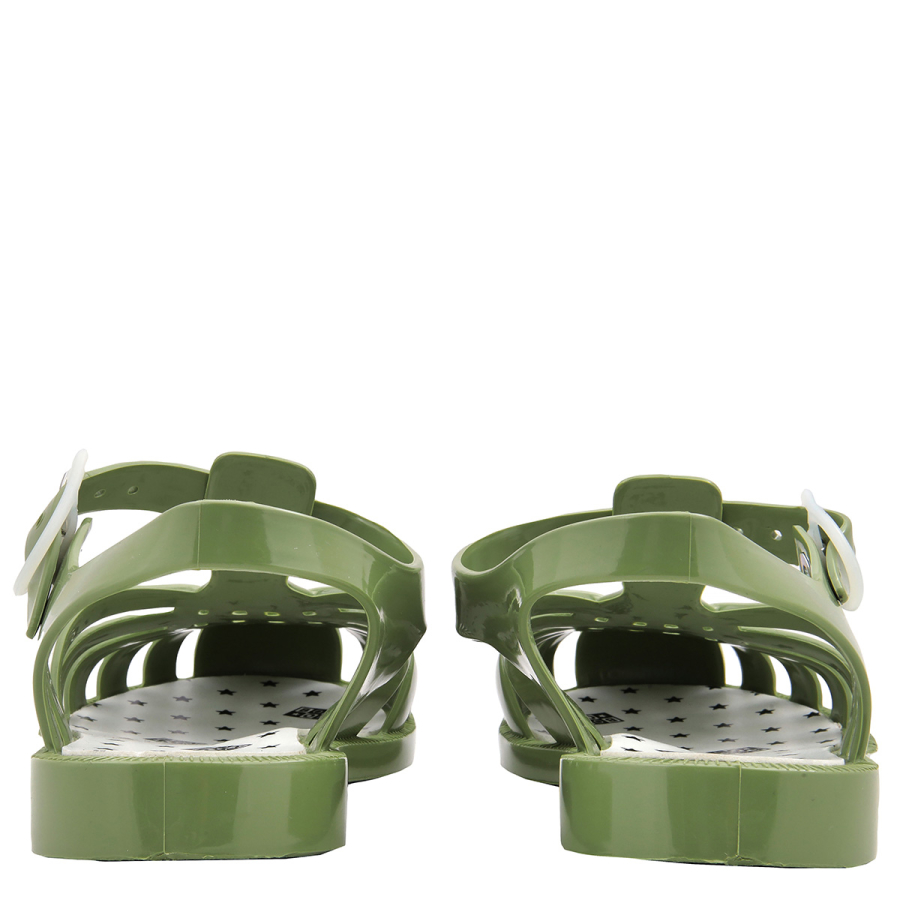 Kids Vert Buisson Jelly Caged Sandals