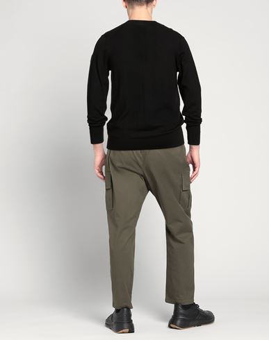 Man Cardigan Black Size M Wool