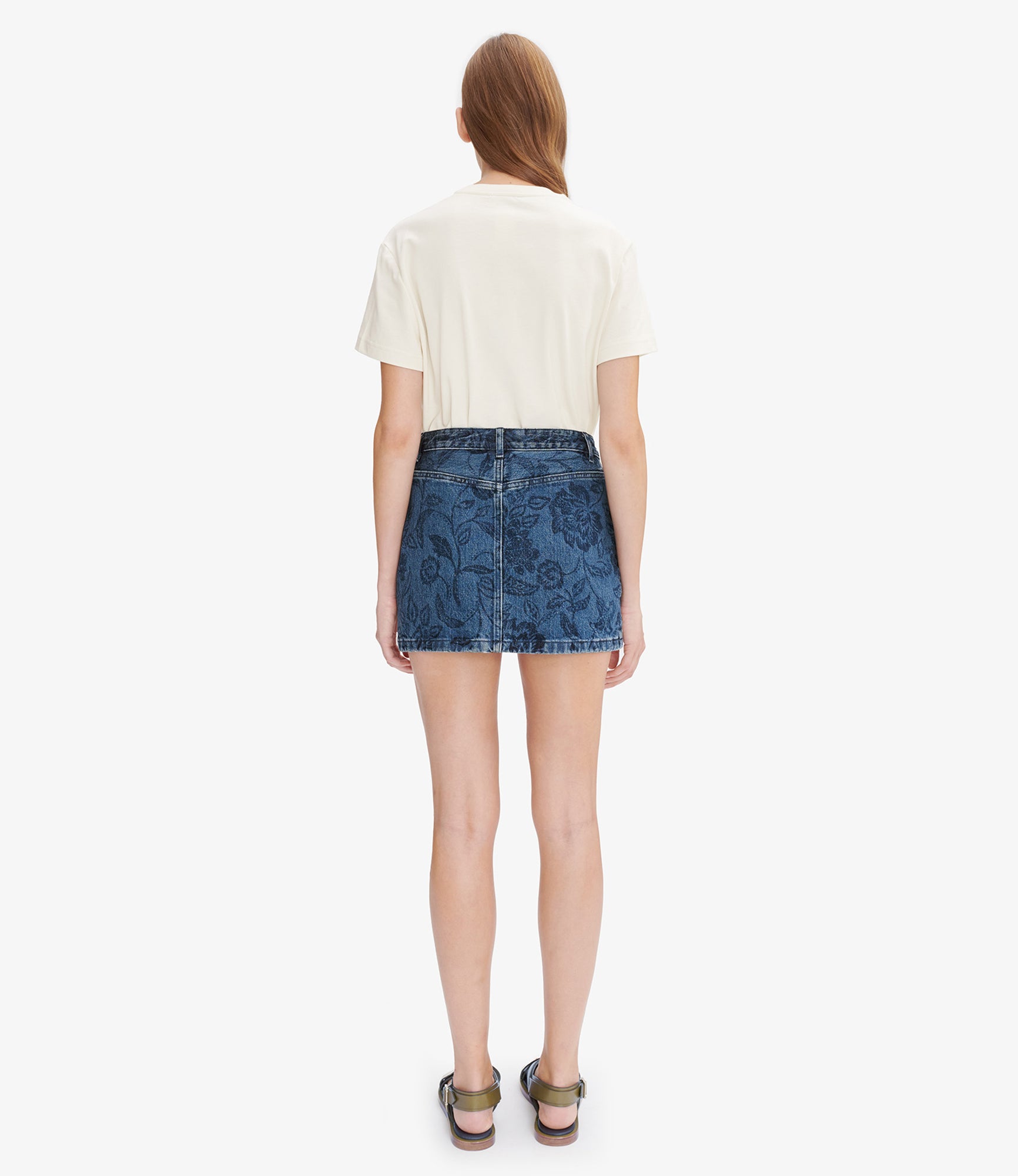Mini-skirt IAL - Stonewashed indigo