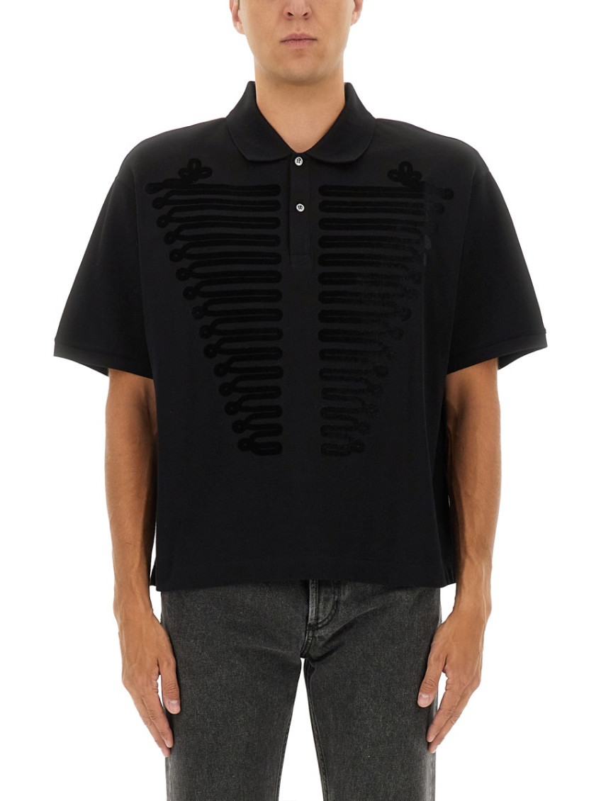 Black Shirt Collar Polo