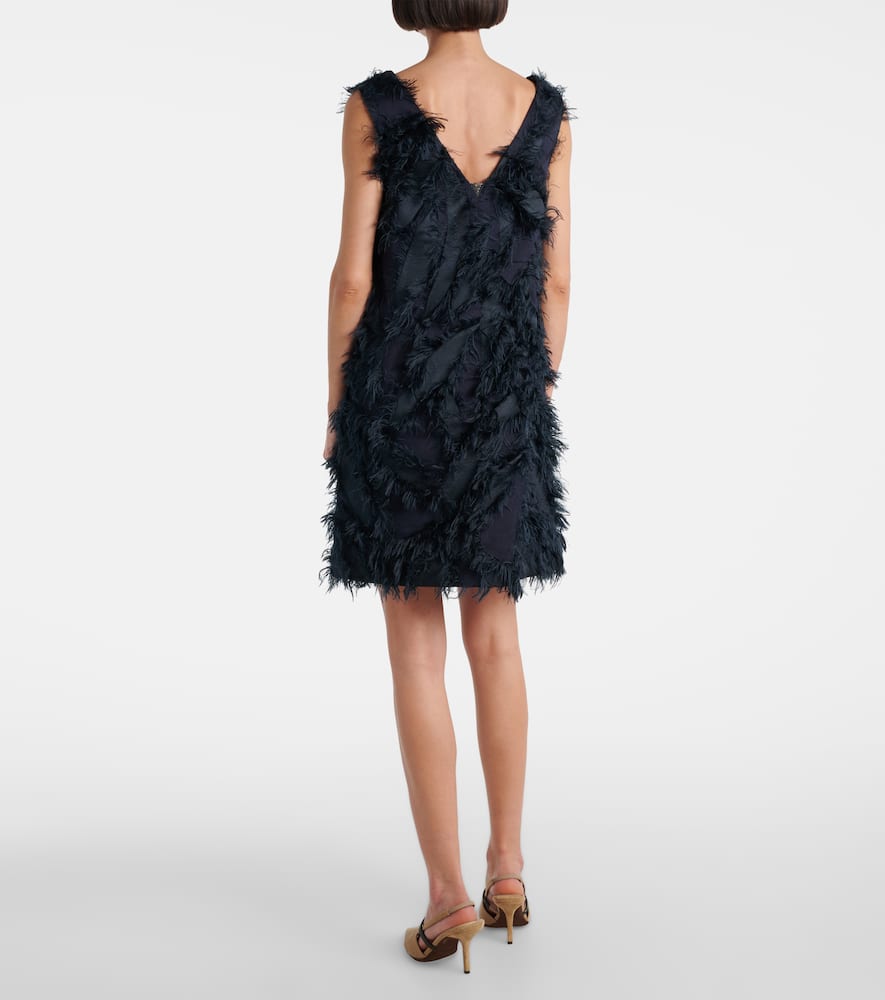 Fringed minidress