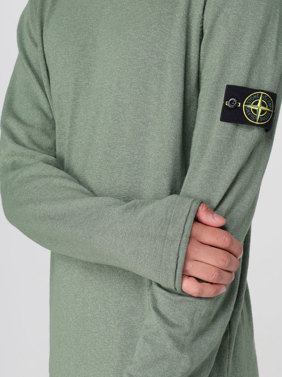 Sweater STONE ISLAND Men color Green