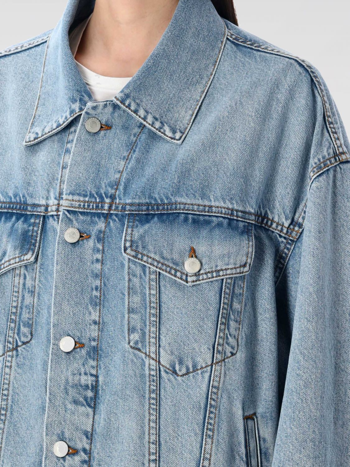 Giacca Oversize In Denim Janet