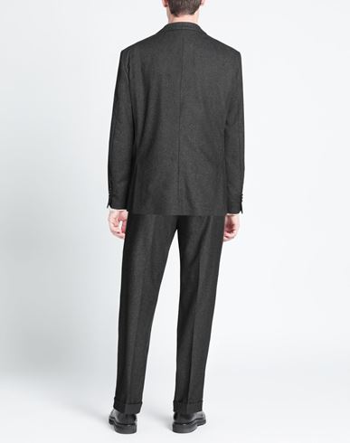 Man Suit Charcoal Size 40 Virgin Wool