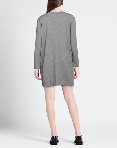 Soallure Woman Mini dress Grey Size M Viscose, Polyester, Polyamide