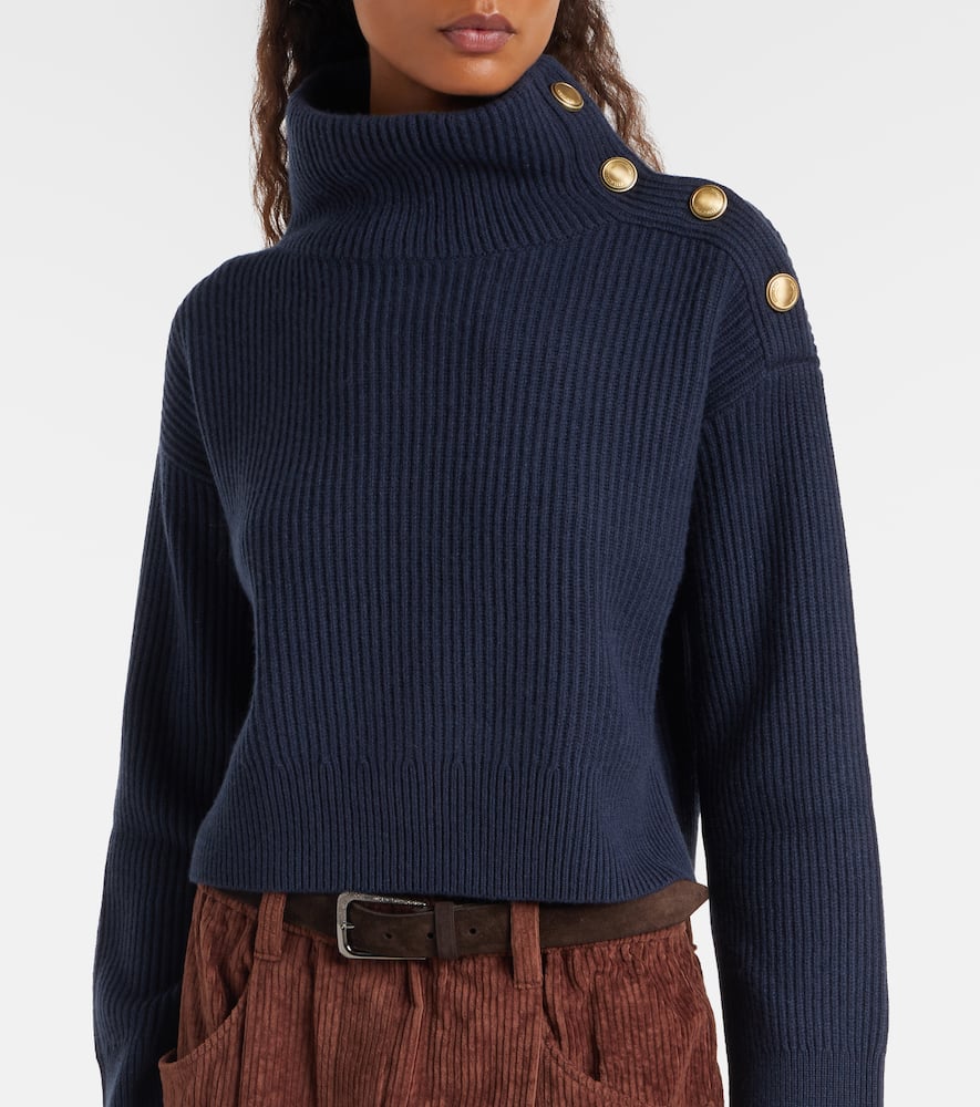 Wool, cashmere, and silk sweater
