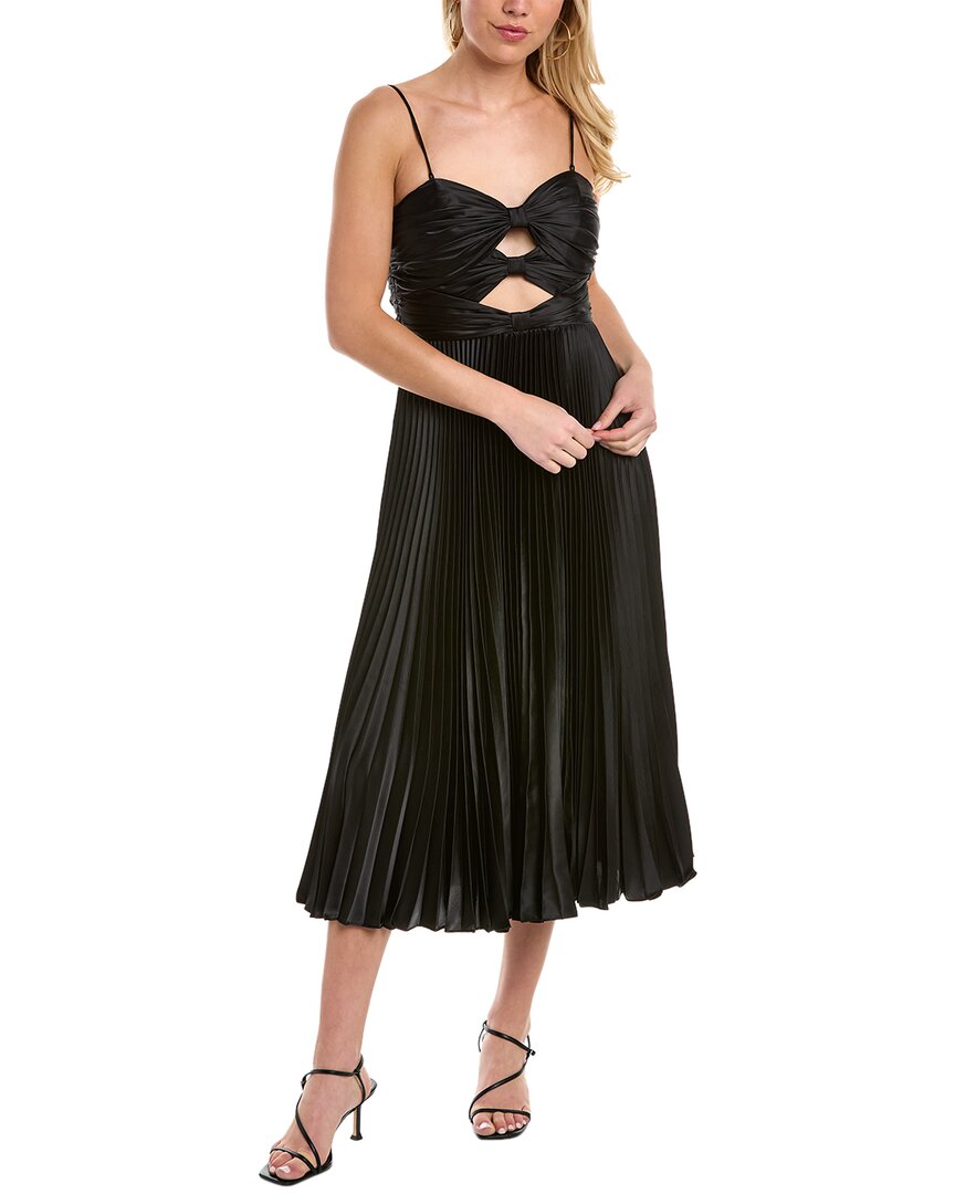 Afra Pleated Cocktail Dress