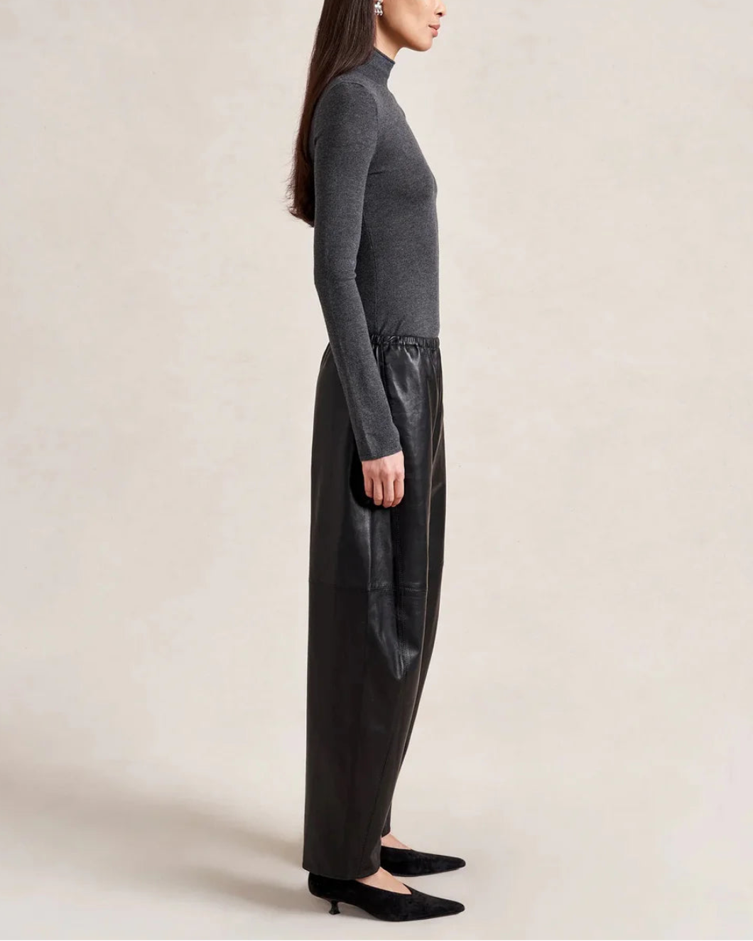 Leather Barrel Colby Pant