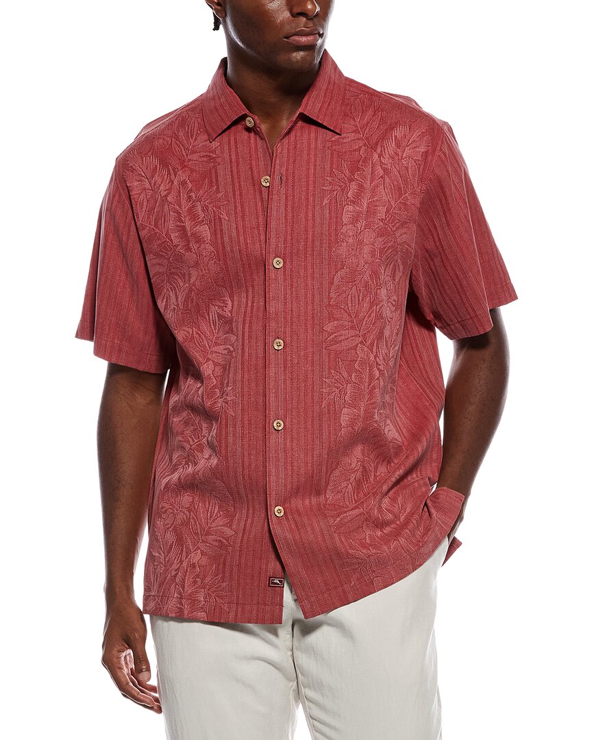 Maui Border Silk Camp Shirt