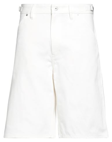 Man Denim shorts White Size 31 Cotton