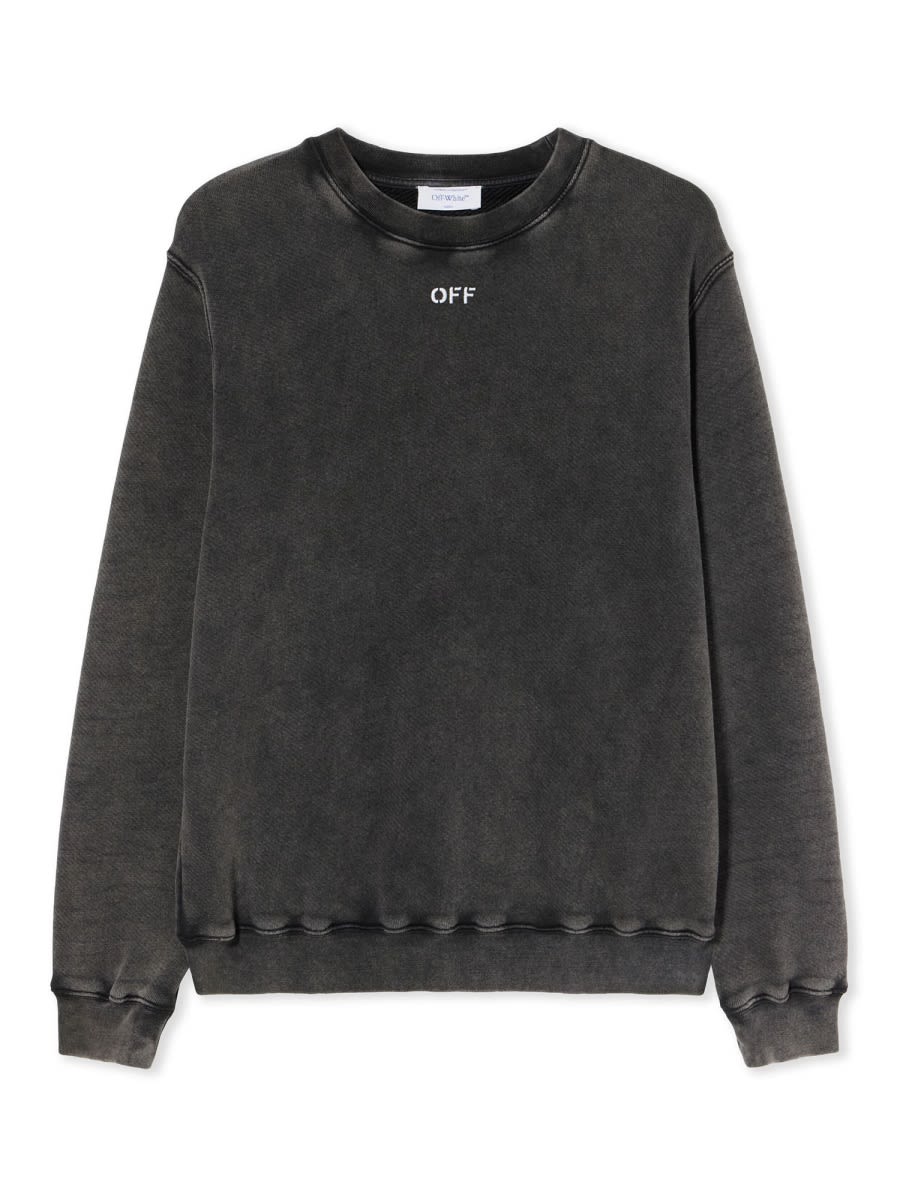 "Check Flan Arrow Logo" Sweatshirt