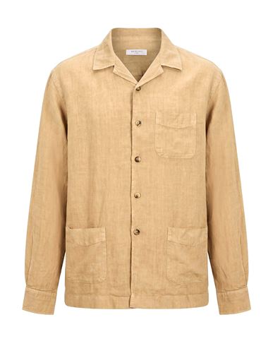 Man Shirt Sand Size S Linen