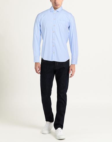 Man Shirt Sky blue Size 17 ½ Cotton