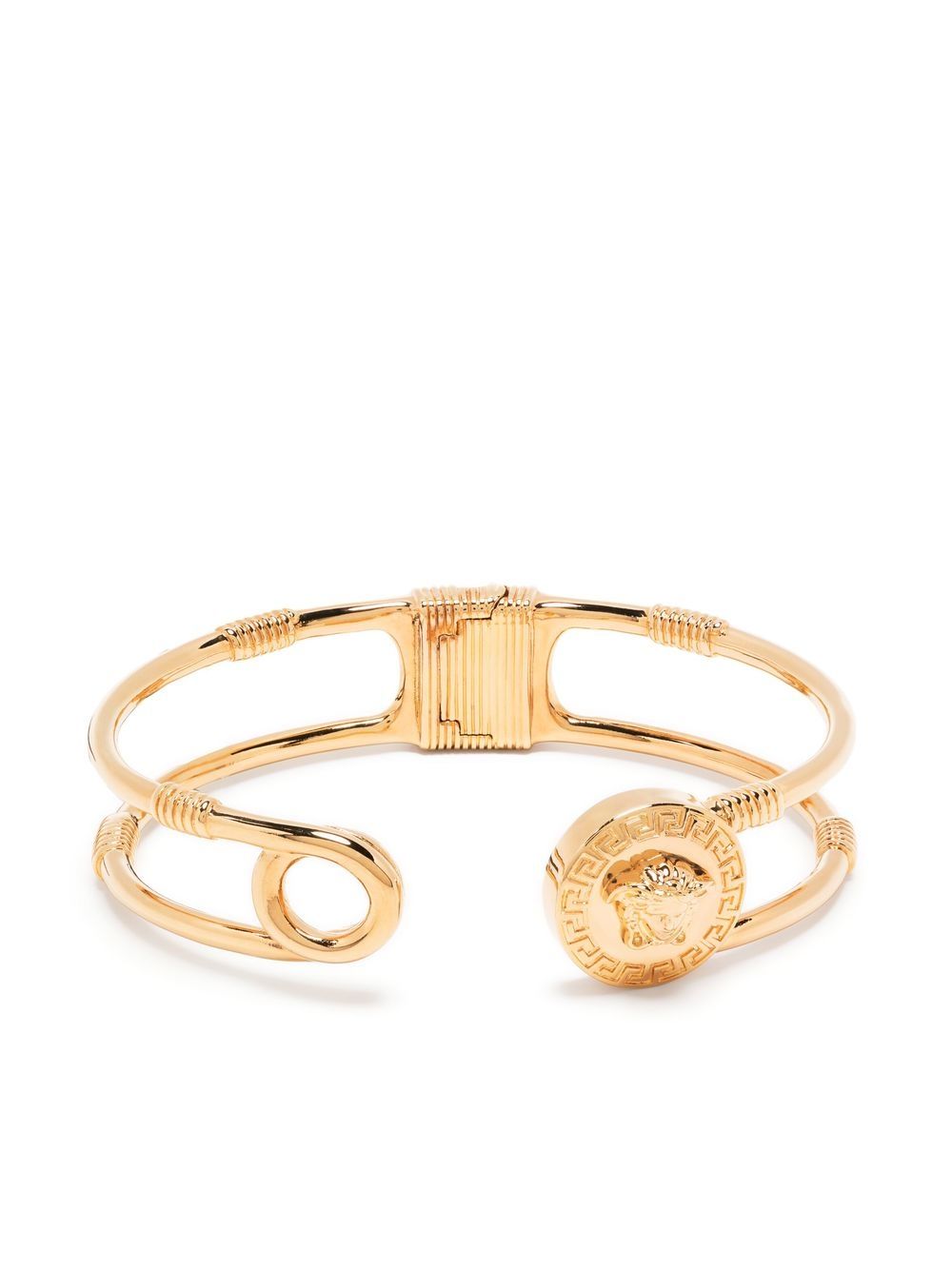 Medusa Head cuff bracelet - Gold