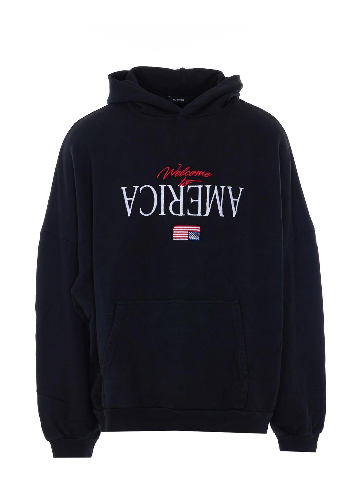 Black Welcome To America Hoodie