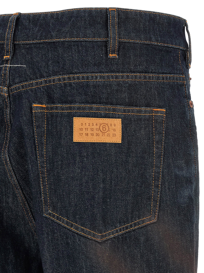 Maison Margiela - regular fit straight leg denim trouser