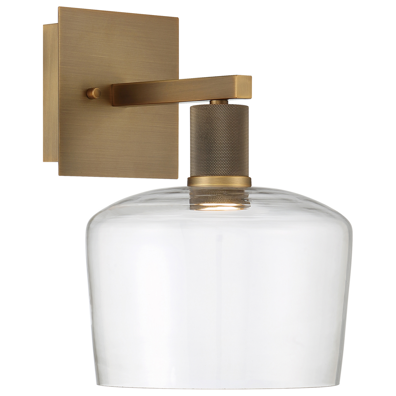 Antique Brushed Brass LED Wall Sconce from the Port Nine Chardonnay Collection