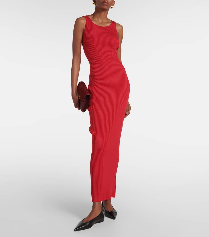 Davian silk-blend maxi dress