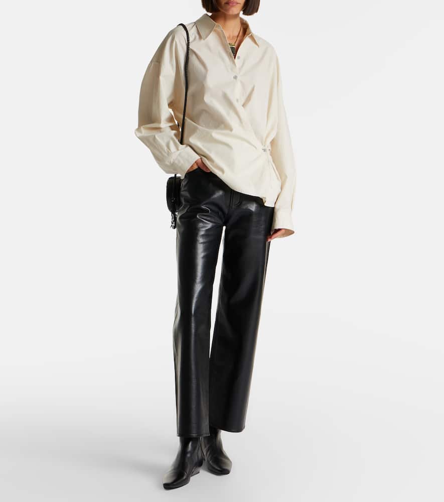 Ren high-rise wide-leg pants
