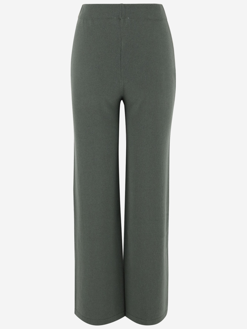 Green Wool Trousers
