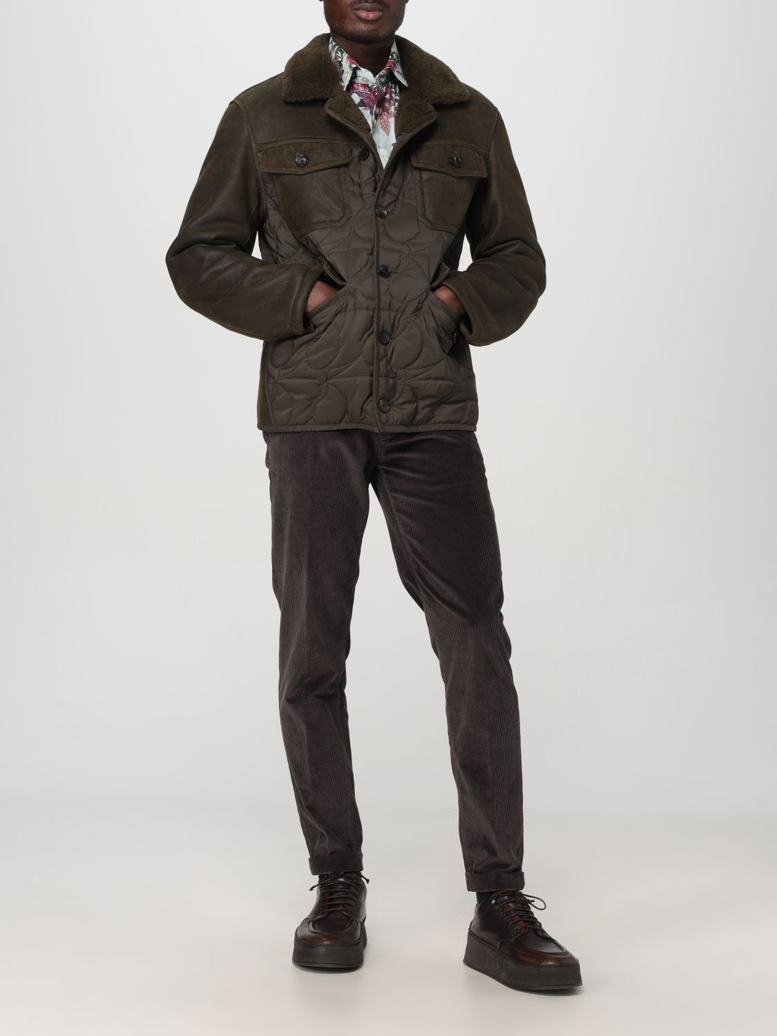 Multi-pocket jacket - Green