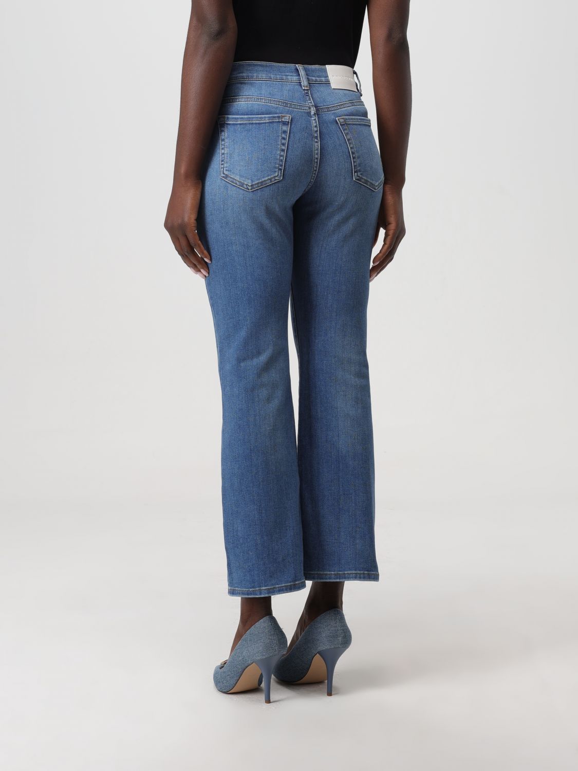 Jeans Woman color Stone Washed