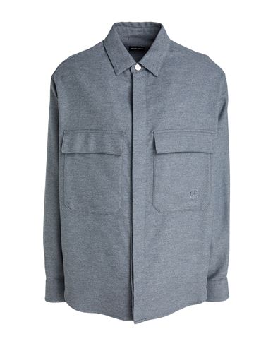 Man Jacket Grey Size 40 Cotton, Cashmere