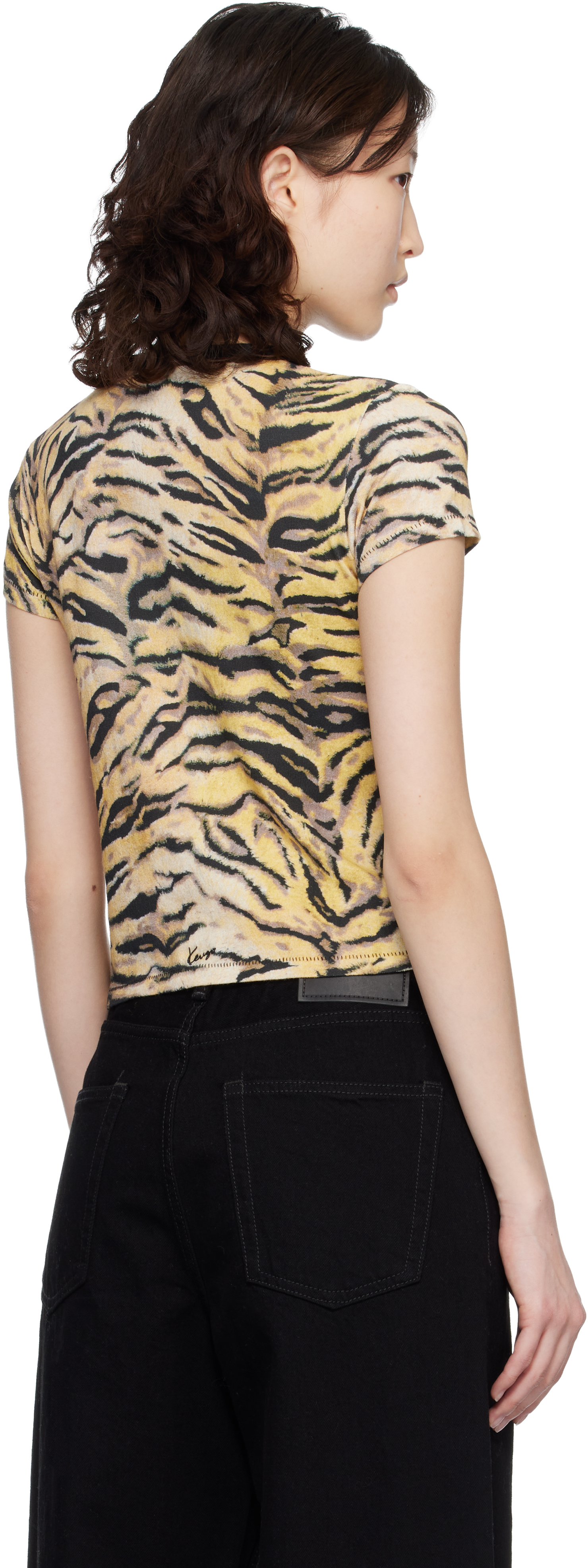 Yellow Paris 'Tiger' T-shirt