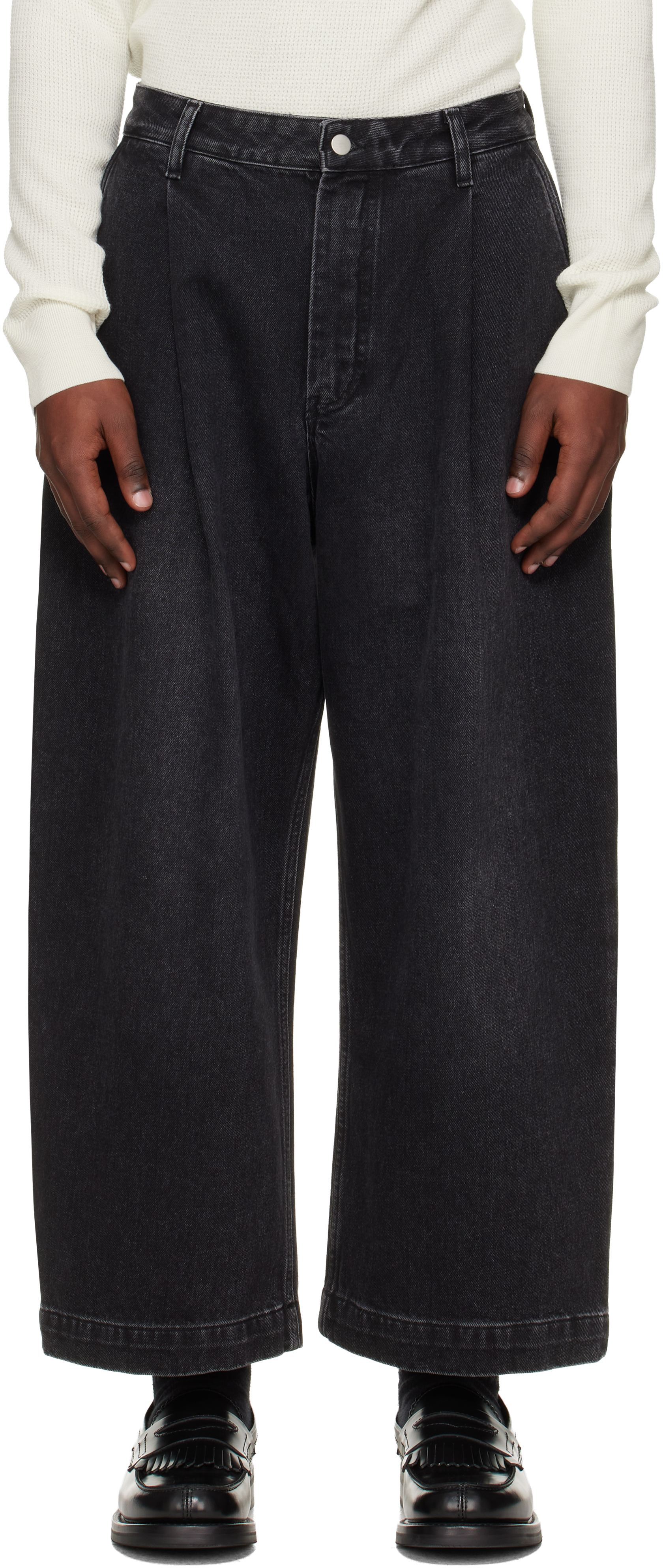 Black Puch Denim Jeans