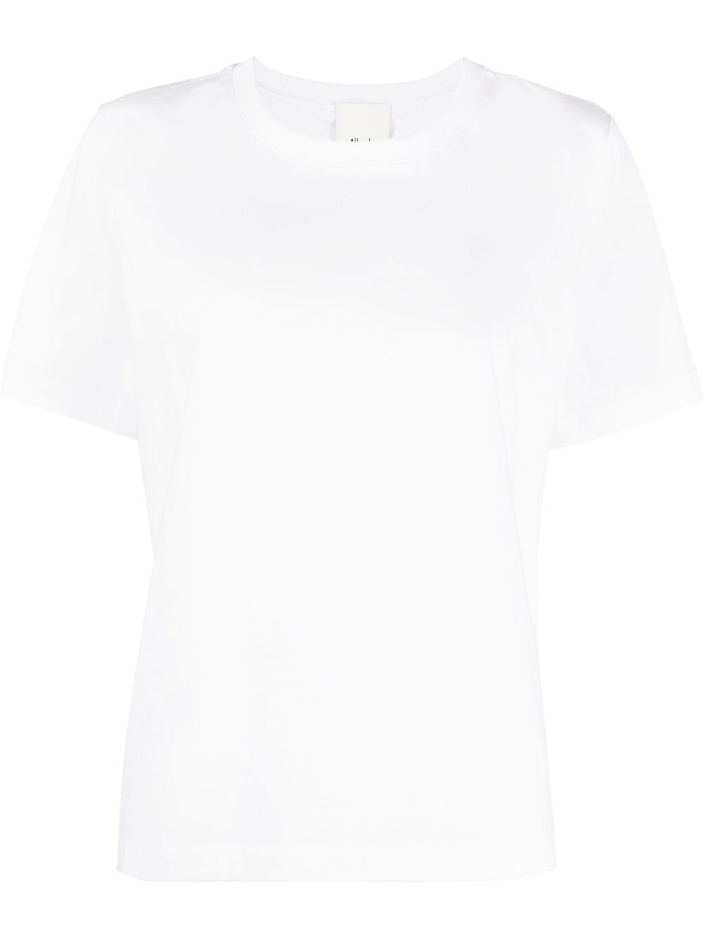 Round-neck short-sleeve T-shirt - White