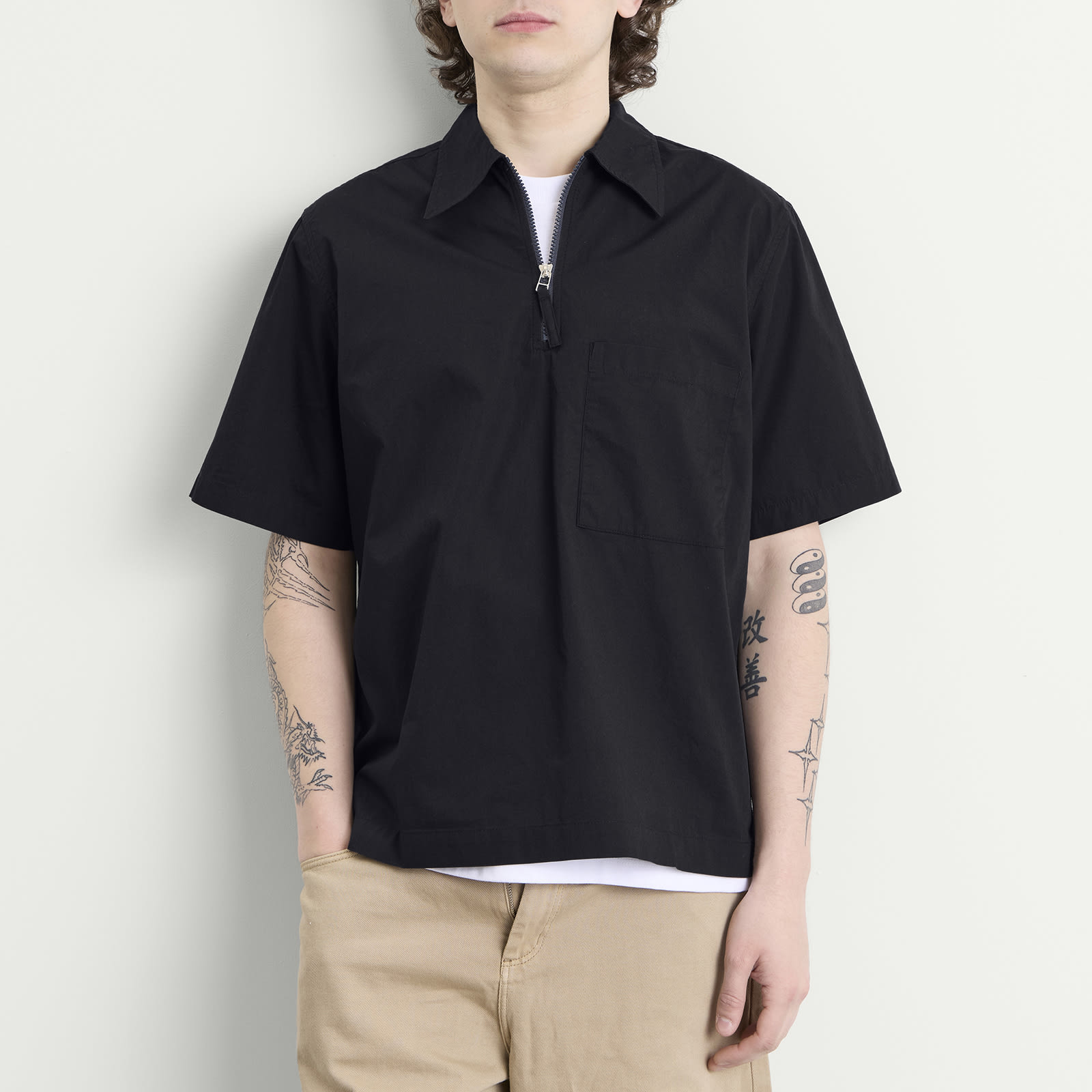 Men's Broadcloth Ewan Shirt Navy