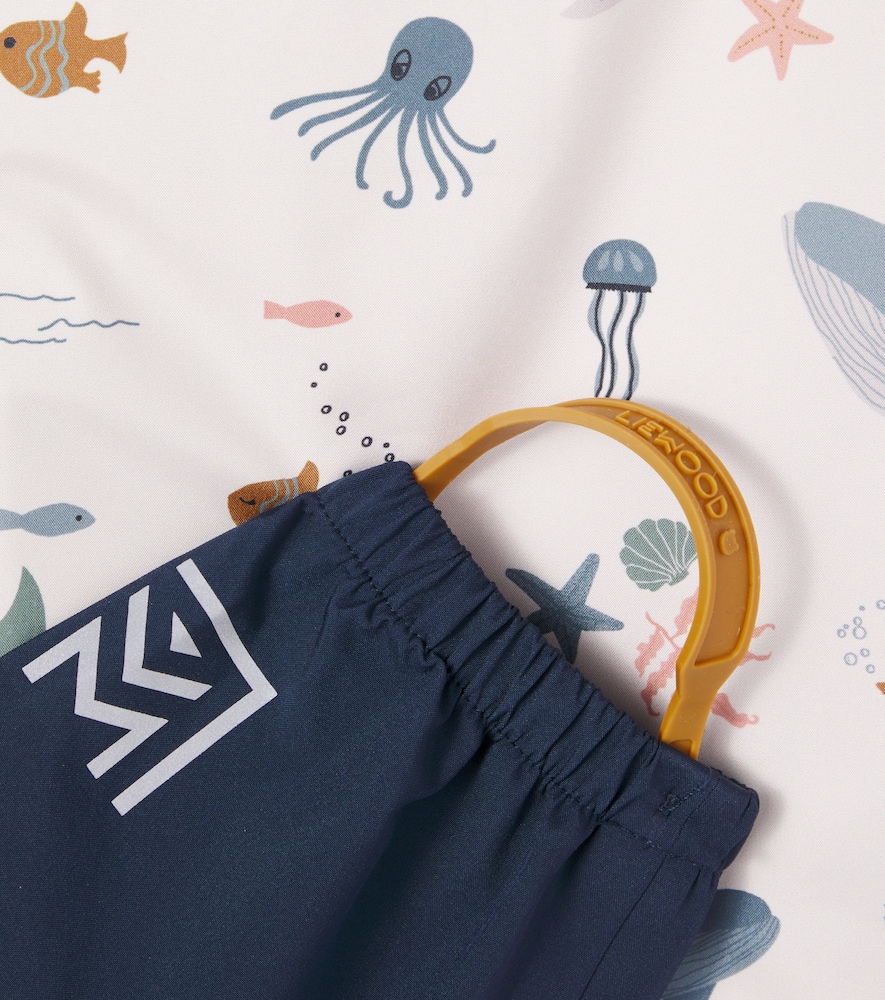 Liewood Baby Manu raincoat and overalls set