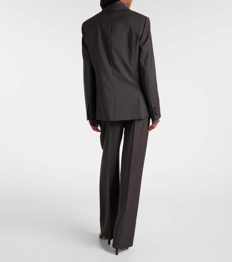 Mikkela high-rise wool and mohair pants