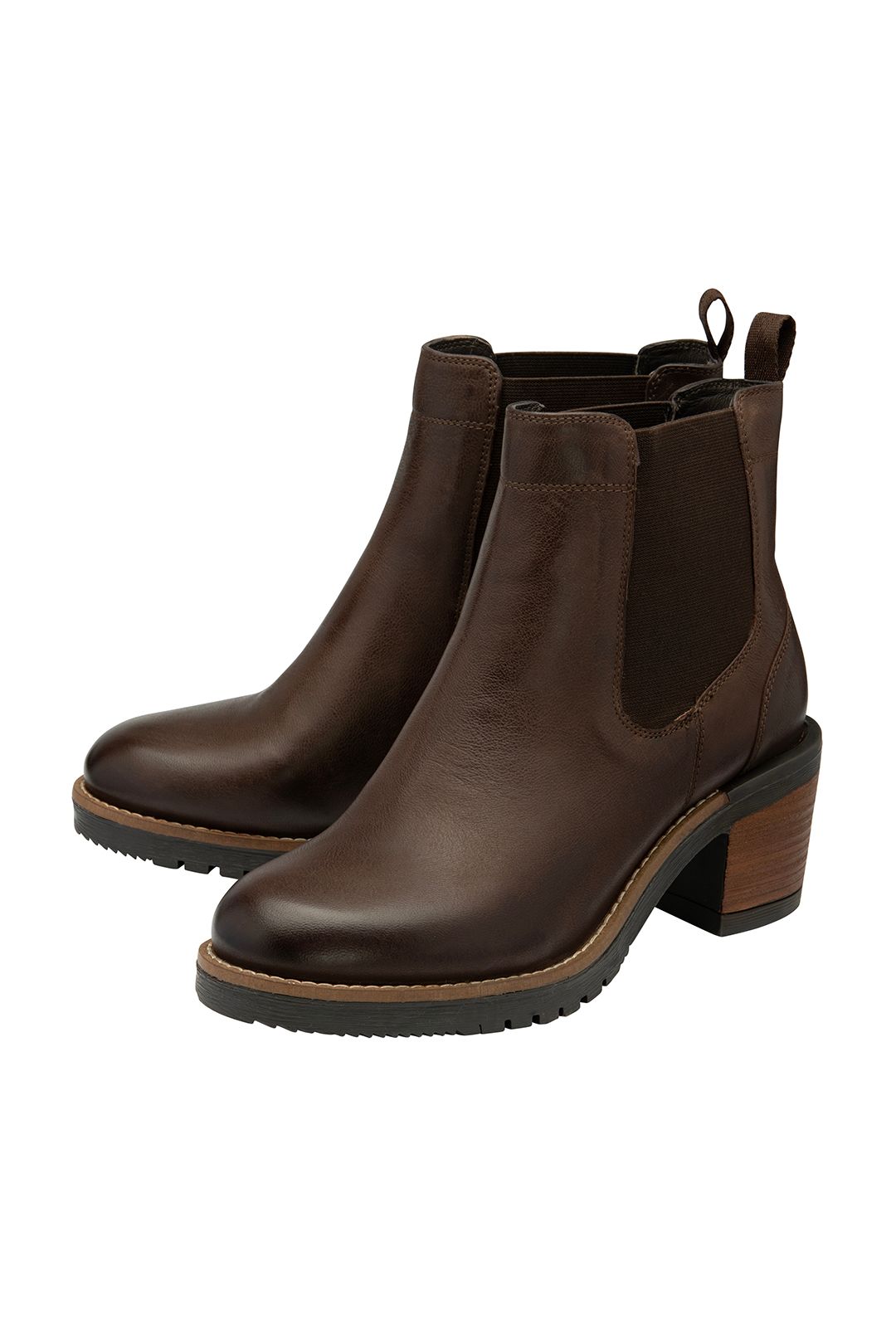 Ravel Brown Leather 'bray' Ankle Boot