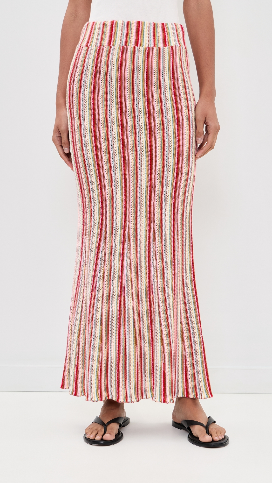 Nari Knit Skirt Havana Stripe