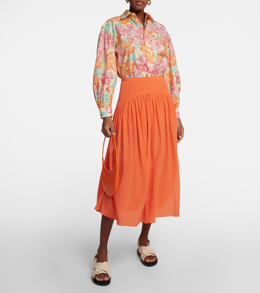 Floral cotton shirt